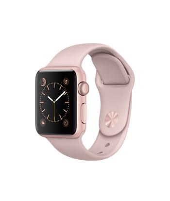 Apple Watch Series 1, 38mm Rose Gold Aluminium Case with Pink Sand Sport Band