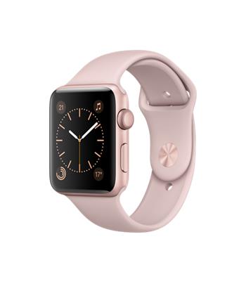 Apple Watch Series 2, 42mm Rose Gold Aluminium Case with Pink Sand Sport Band