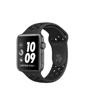 Apple Watch Nike+ GPS, 42mm Space Grey Aluminium Case with Anthracite/Black Nike Sport Band