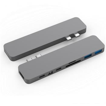 HyperDrive PRO USB-C Hub pro Macbook Pro - Space Gray