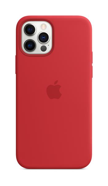 Apple iPhone 12/12 Pro Silicone Case w MagSafe (P.)RED