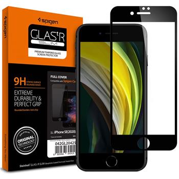 Spigen Glass FC HD, black - iPhone SE (2020/2022)/8/7