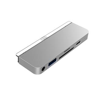 HyperDrive 6-in-1 USB-C Hub pro iPad Pro - Silver