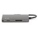 LMP USB-C mini dock space grey with power delivery