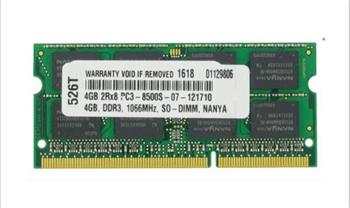 4 GB DDR3 1066 MHz SODIMM pro MB Intel