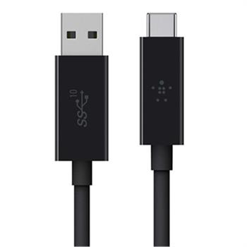 BELKIN kabel USB 3.1 USB-C to USB A 3.1, 1m, černý