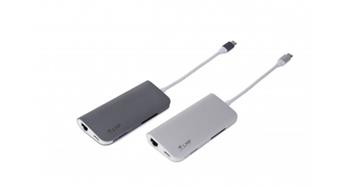LMP USB-C mini dock space grey with power delivery