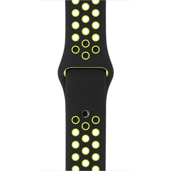 42mm Black/Volt Nike Sport Band - S/M & M/L
