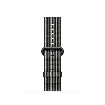 42mm Gray Stripe Woven Nylon