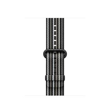 42mm Gray Stripe Woven Nylon