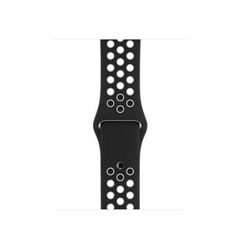 38mm Black/White Nike Sport Band - S/M & M/L