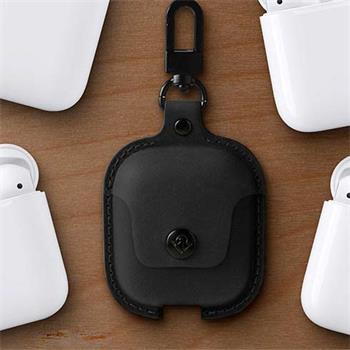 Twelve South AirSnap leather case for AirPods black