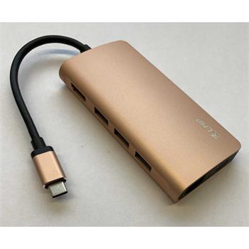 LMP USB-C mini dock gold with power delivery