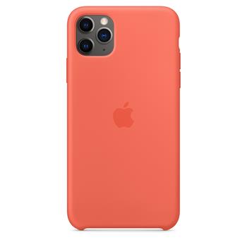 Apple iPhone 11 Pro Max Silicone Case - Clementine (Orange)
