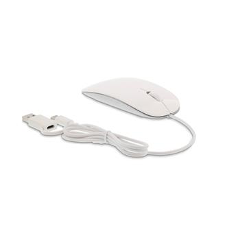 LMP Easy cable Mouse 2in1 USB-C, USB -A, MS1657C white