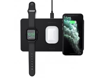 Satechi Trio Charging Pad (Apple Watch, Airpods, iPhone) - Black