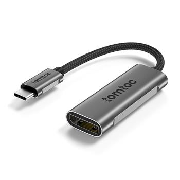 Tomtoc adaptér – USB-C (Thundebolt 3) na DisplayPort 1.4, 4K@60/120Hz