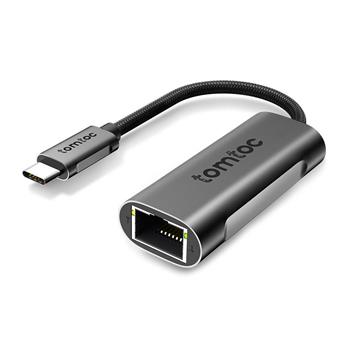 Tomtoc adaptér – USB-C (Thundebolt 3) na Gigabit Ethernet