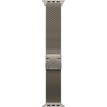 Apple Watch 49mm Natural Titanium Milanese Loop - Small