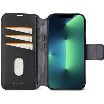 Decoded Leather Detachable Wallet, black - iPhone 14 Plus