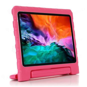 Pěnové pouzdro pro děti na Apple iPad Air 11" (24 - 25) / Pro 11" (24 - 25) - s rukojetí / stojánkem - růžové