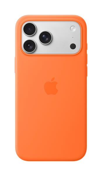 Apple iPhone 17 Pro Max Silicone Case with MagSafe – Orange