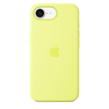 Apple iPhone 16e Silicone Case – Neon Yellow