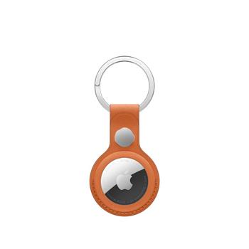 Apple AirTag FineWoven Key Ring - Fox Orange