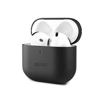 Epico kožené pouzdro AirPods Pro 3 - černá