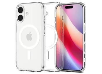 Spigen Ultra Hybrid MagSafe, clear white - iPhone 17