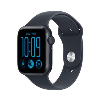 Apple Watch SE 3 GPS 40mm Midnight Aluminium Case with Navy Blue Sport Band - M/L