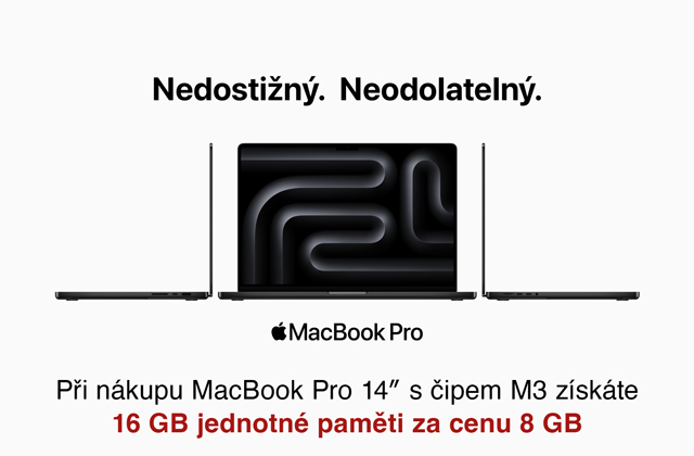 Macbook Pro 14" B2B (+8 Gb RAM zdarma k nákupu základního modelu)