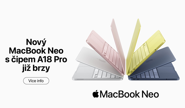 Nový MacBook Neo s chipem A18 Pro